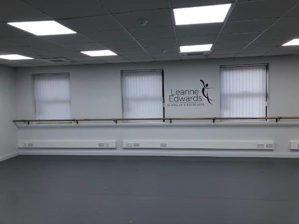 A LESTA studio ready for class in Knaphill