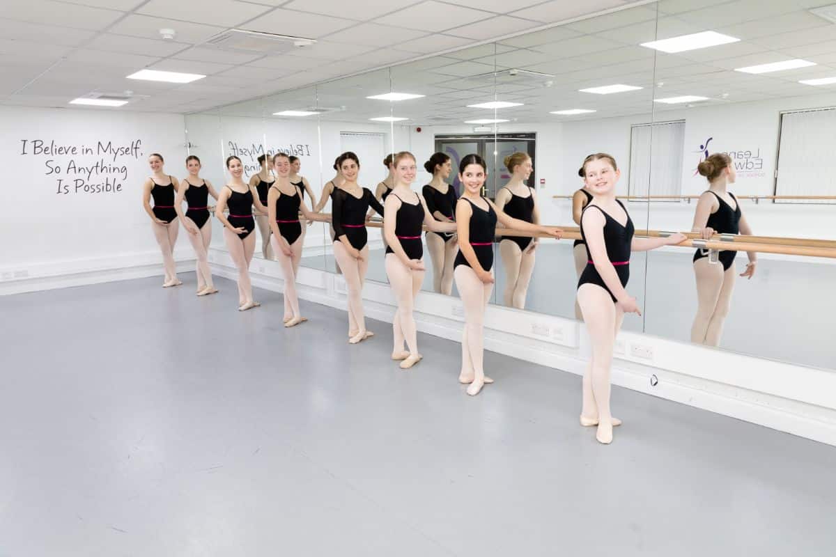 LESTA ballet students on stage in Woking