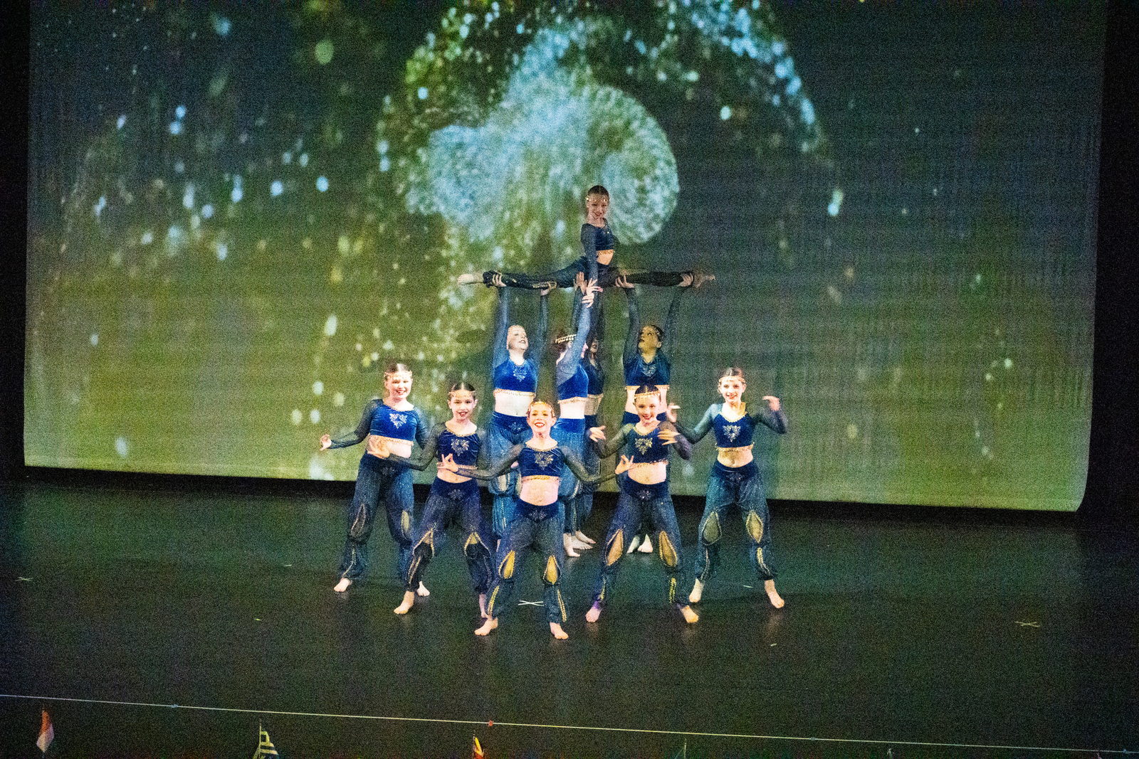 LESTA dancers in a large group number at Show 2026