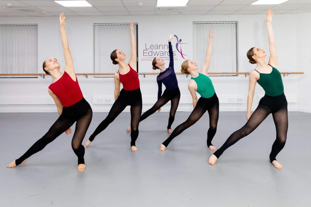 Eight year old Contemporary dancers in Woking Surrey